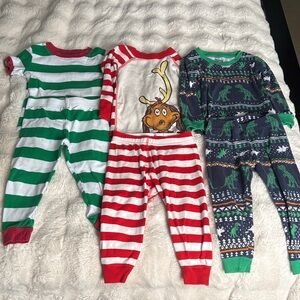 Hanna Andersson 2T and Spotted Zebra boys pajamas 24m